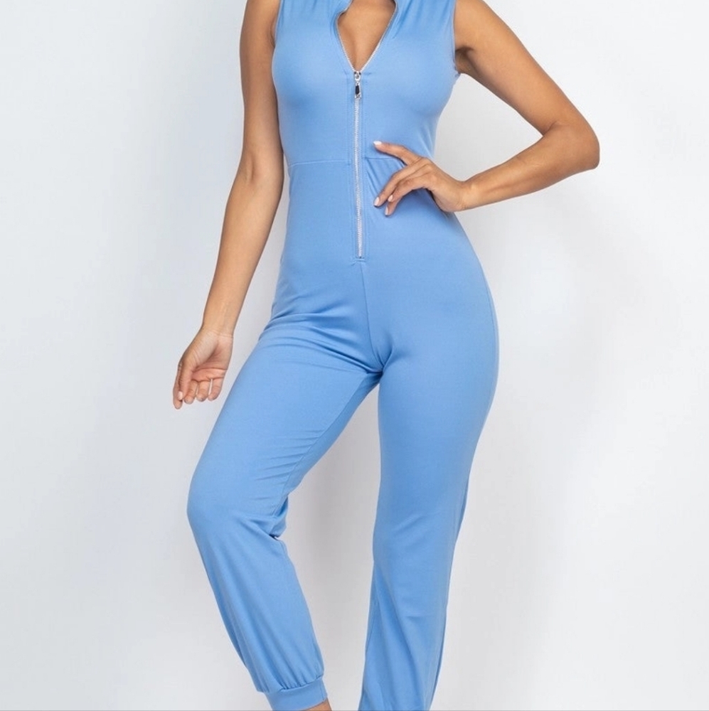 Zipped jumpsuit